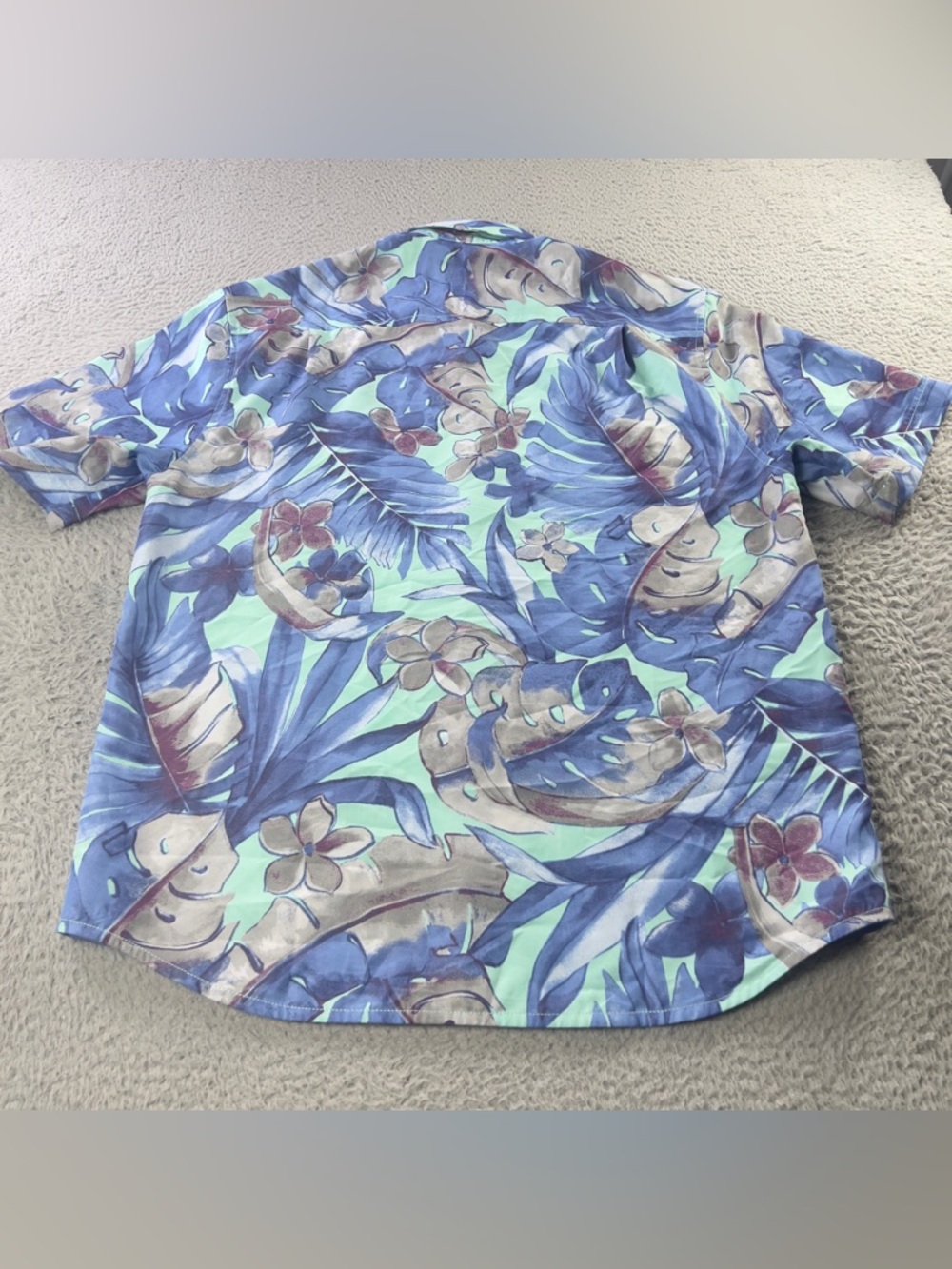 Tommy Bahama The Coconut Point Shirt Mens Medium Blue Multi Hawaiian Islandzone - Picture 3 of 10